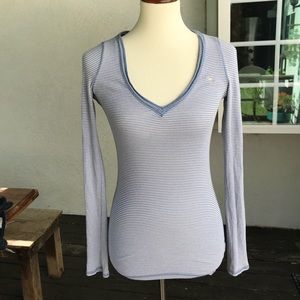 Blue Striped Long Sleeve